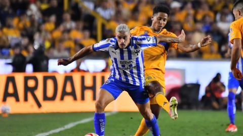 San Nicolás de los Garza, Nuevo León a 9 de Mayo de 2024. , durante el partido de ida de los Cuartos de Final del torneo Clausura 2024 de la Liga BBVA MX, entre los Tigres de la UANL y rayados de Monterrey, realizado en el Estadio Universitario. Foto: Imago7/ Juan Ángel Ovalle