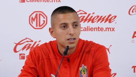 Zapopan, Jalisco, 12 de septiembre de 2024. Roberto Alvarado "Piojo", durante una conferencia de prensa previo al partido correspondiente a la jornada 7 del torneo Apertura 2024 de la Liga BBVA MX, entre las Chivas Rayadas de Guadalajara y las Águilas del América, celebrada en Verde Valle. Foto: Imago7/ Cristian Hernández