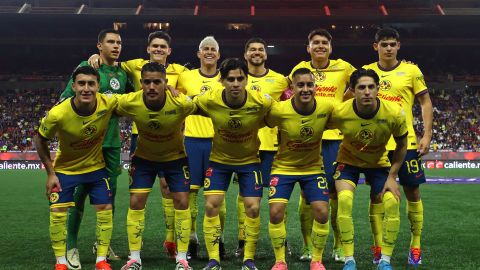 Tijuana, Baja California. 23 de Octubre de 2024. Foto de equipo de América, durante el partido correspondiente a la jornada 13 del torneo Apertura 2024 de la Liga BBVA MX, entre los Xolos de Tijuana y las águilas del América, celebrado en el estadio caliente. Foto: Imago7/David Vega