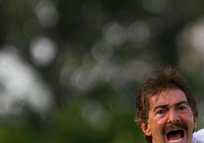 Cancun, Quintana Roo, 16 Septiembre de 2012: Ricardo Lavolpe, DT de Atlante, durante el partido correspondiente a la jornada 8 de la LIGA MX 2012, entre Atlante vs. Tijuana, realizado en el estadio Andrés Quintana Roo. Foto: Imago7/Carlo Fernández
