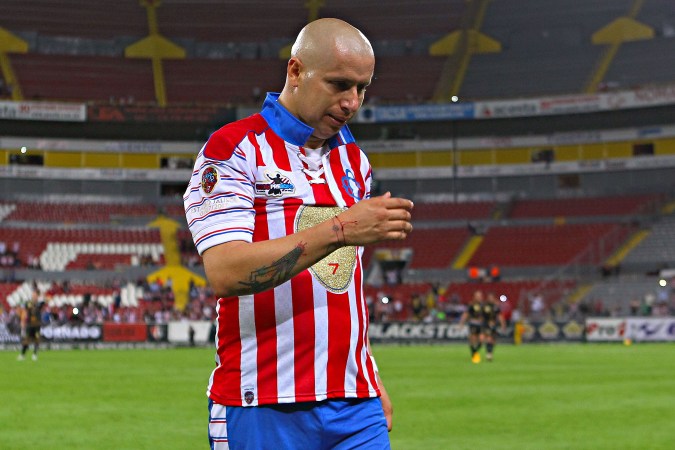 Guadalajara, Jalisco, 1 de julio de 2017. Adolfo Bautista, durante el juego de despedida de Adolfo "Bofo" Bautista, celebrado en el estadio Jalisco. Foto: Imago7/Jorge Barajas