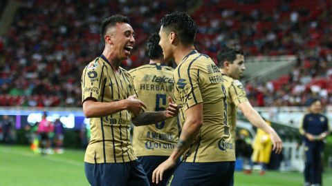 Zapopan, Jalisco, 6 de octubre de 2018. durante el partido de la jornada 12 del torneo Apertura 2018 de la Liga Bancomer MX, entre las Chivas Rayadas del Guadalajara y los Pumas de la UNAM, celebrado en el estadio Akron. Foto: Imago7/ Sandra Bautista