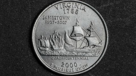 Moneda de 25 centavos de Virginia