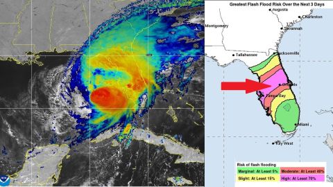 El huracán Milton afectará principalmente la zona central de Florida.