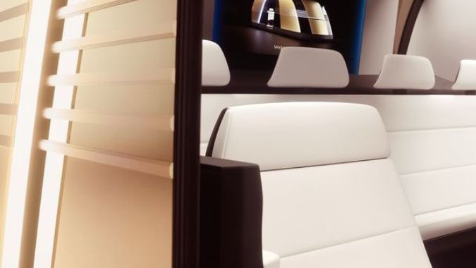 Tesla Cybercab por dentro