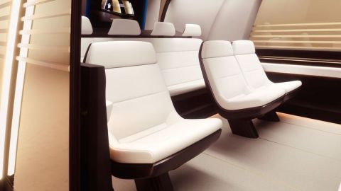 Tesla Cybercab por dentro