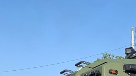 Vehículo blindado del Ejército mexicano