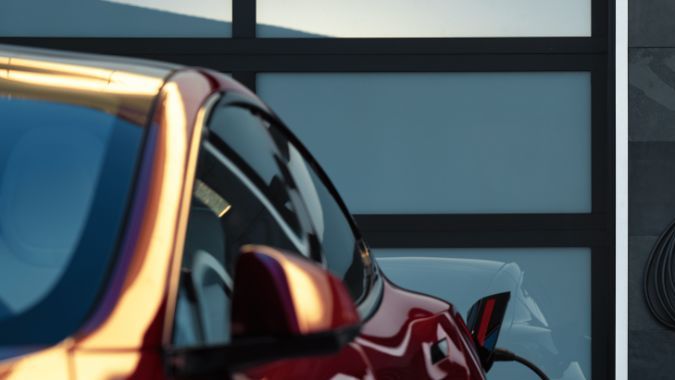 Vehículo eléctrico foto de Tesla