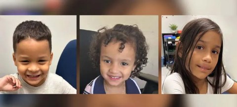 Las autoridades de Austin están buscando a Ninel Anseume Sayas, de 10 años, Abraham Anseume, de 4 años, y Elsi Anseume, de 2 años.