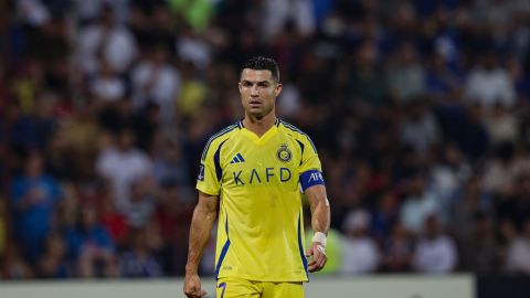 Cristiano Ronaldo durante un partido de la presente temporada con el Al-Nassr de Arabia Saudita.