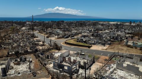La destrucción generalizada en Hawaii fue causada por un solo incendio.
