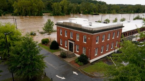 Asheville fue la zona más golpeada de Carolina del Norte por el huracán Helene.