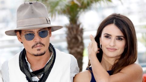 Johnny Depp y Penélope Cruz