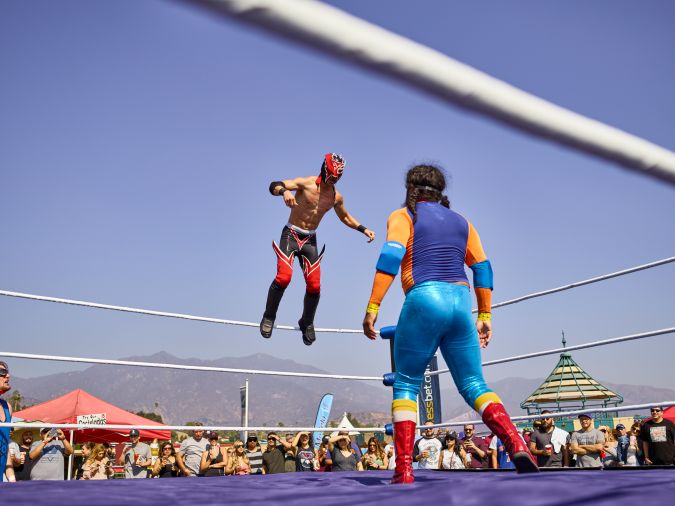 Como parte del evento "Birriamanía" en Santa Anita Park, también habrá actividad de la tradicional lucha libre mexicana.