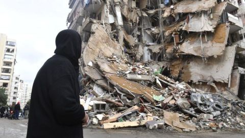 Los ataques israelíes destruyeron edificios enteros en Beirut.