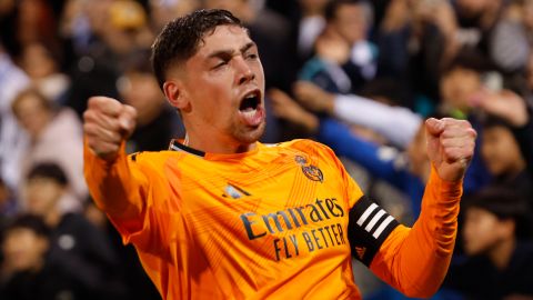 El uruguayo Fede Valverde anotó uno de los goles en la victoria del Real Madrid el domingo ante el Leganés por LaLiga.