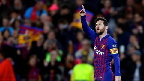 El argentino Lionel Messi durante su exitosa etapa con el FC Barcelona.