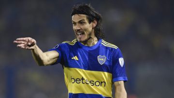 Cavani no pudo marcar gol en la derrota de Boca Juniors.