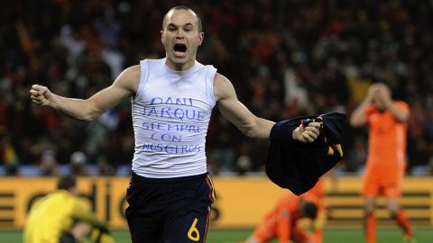 Andrés Iniesta, exjugador del FC Barcelona.