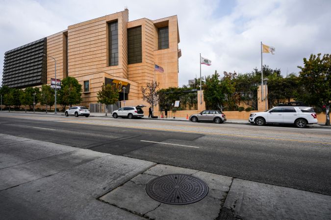 Fachada de la Catedral de Nuestra Señora de los Ángeles, donde este miércoles 6 de noviembre se celebrará una misa por Fernando Valenzuela, el gran ídolo de Los Ángeles.