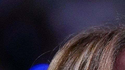 La vicepresidenta Kamala Harris y el expresidente Donald Trump.