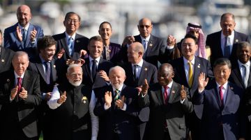 Biden, Meloni y Trudeau llegan tarde a la foto de la Alianza contra el Hambre del G20