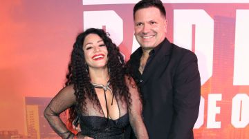 Carolina Sandoval "La Venenosa" (Siéntese Quien Pueda) atiende con su esposo Nick Hernández a la alfombra de la premiere en Miami de Bad Boys: Ride or Die, protagonizada por Will Smith and Martin Lawrence, que llega a las pantallas de la nación este jueves/Miami, 5 de junio 2024.