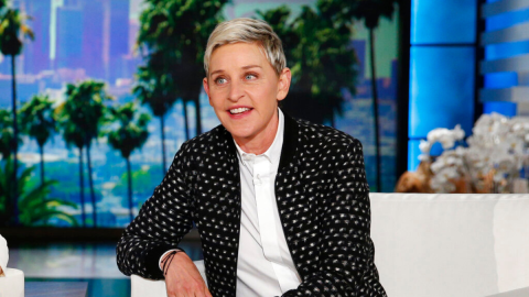 FILE - Ellen DeGeneres appears during a taping of the "The Ellen DeGeneres Show," in Burbank, Calif. on May 24, 2016. DeGeneres, who has seen ratings hit after allegations of running a toxic workplace, has decided her upcoming season next year will be the last. It coincides with the end of her contract. (AP Photo/John Locher, File)