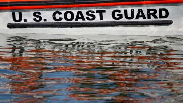 U.S. Coast Guard patrols on Falcon Lake, a lake that straddles the U.S. Mexico border, where where Coloradan David Hartley is still missing, Thursday, Oct. 7, 2010 in Zapata, Texas. Hartley's wife says her husband was shot to death by Mexican pirates chasing them on speedboats across the lake on Sept. 30 as they returned on Jet Skis from a trip to photograph a historic Mexican church. (AP Photo/Eric Gay)