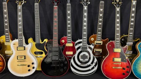 Las guitarras Gibson falsificadas se encontraron en un embarque desde Asia.