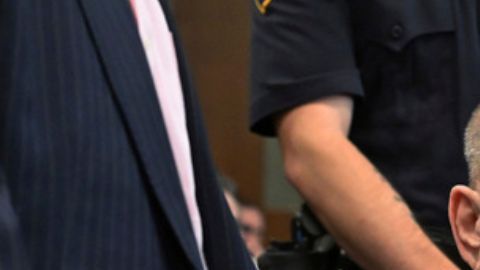 Former film producer Harvey Weinstein appears in court in New York on Wednesday, Oct. 23, 2024. (Gregory P. Mango/New York Post via AP, Pool)