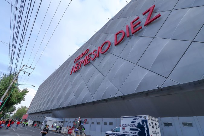 Toluca, Estado de México, 30 de agosto de 2023. , durante el partido de la jornada 5 del torneo Apertura 2023 de la Liga BBVA MX, entre los Diablos Rojos del Toluca y los Rayados del Monterrey, celebrado en el estadio Nemesio Diez. Foto: Imago7/ Jesús Esquivel