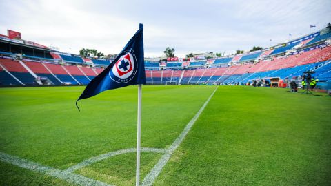 Ciudad de México a 13 de enero de 2024. Panorámica del estadio, durante el partido correspondiente a la jornada 1 del torneo Clausura 2024, entre la Maquina Celeste del Cruz Azul y los Tuzos del Pachuca, realizado en el Estadio Azul. Foto: Imago7/ Eloísa Sánchez