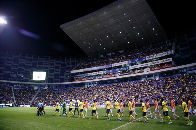 Puebla, Puebla. 6 de Noviembre de 2024. , durante el partido correspondiente a la jornada 16 del torneo Apertura 2024 de la Liga BBVA MX entre las Aguilas del America y los Tuzos del Pachuca, disputado en el Estadio Cuauhtémoc. Foto: Imago7/Carlos Milanés