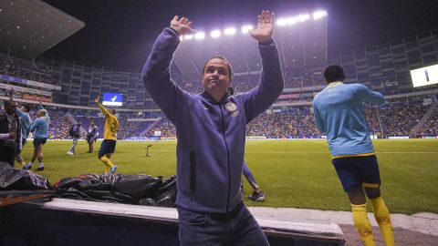 Puebla, Puebla. 6 de Noviembre de 2024. , durante el partido correspondiente a la jornada 16 del torneo Apertura 2024 de la Liga BBVA MX entre las Aguilas del America y los Tuzos del Pachuca, disputado en el Estadio Cuauhtémoc. Foto: Imago7/ Rodrigo Peña