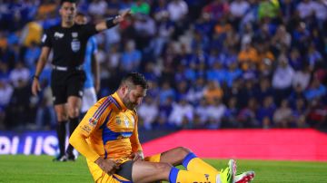 André-Pierre Gignac se lesionó apenas al minuto 11 del encuentro disputado entre los Tigres de la UANL y Cruz Azul por la jornada 17 del torneo Apertura 2024 de la Liga MX.