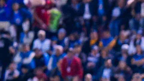 Ciudad de México, 9 de noviembre de 2024. Giorgos Giakoumakis y Joaquim Pereira, durante el partido correspondiente a la jornada 17 del torneo Apertura 2024 de la Liga BBVA MX, entre la Máquina Celeste del Cruz Azul y los Tigres de la UANL, celebrado en el estadio Ciudad de los Deportes. Foto: Imago7 / Diego Padilla