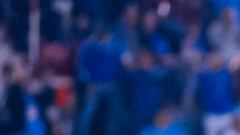 Ciudad de México, 9 de noviembre de 2024. Ángel Sepúlveda en festejo de gol, durante el partido correspondiente a la jornada 17 del torneo Apertura 2024 de la Liga BBVA MX, entre la Máquina Celeste del Cruz Azul y los Tigres de la UANL, celebrado en el estadio Ciudad de los Deportes. Foto: Imago7 / Diego Padilla