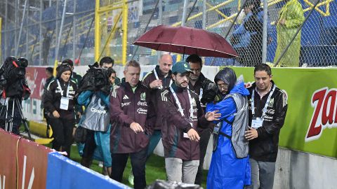 San Pedro Sula, Honduras, 15 de noviembre de 2024. @@@@ durante el partido de ida de los Cuartos de Final de la Liga de Naciones de la Concacaf 2024-2025, entre la Selección de Honduras y la Selección Nacional de México, celebrado en el estadio Morazán. Foto: Imago7/ Etzel Espinosa