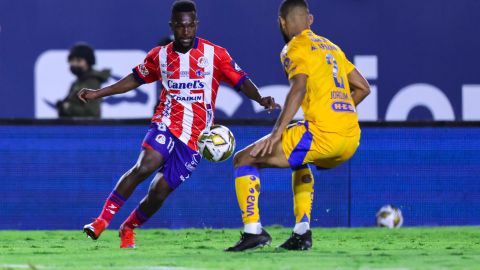 San Luis Potosí, San Luis Potosí, 28 de noviembre de 2024. , durante el partido de ida de los Cuartos de Final del torneo Apertura 2024 de la Liga BBVA MX, entre el Atlético San Luis y los Tigres de la UANL, celebrado en el estadio Alfonso Lastras. Foto: Imago7/ Víctor Pichardo