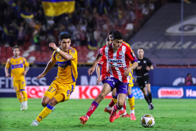 San Luis Potosí, San Luis Potosí, 28 de noviembre de 2024. , durante el partido de ida de los Cuartos de Final del torneo Apertura 2024 de la Liga BBVA MX, entre el Atlético San Luis y los Tigres de la UANL, celebrado en el estadio Alfonso Lastras. Foto: Imago7/ Víctor Pichardo