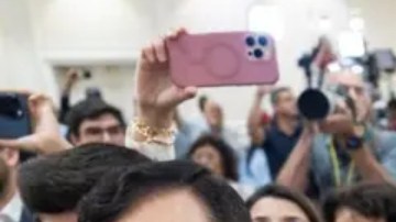 Asistentes a un evento de la campaña de Trump con líderes latinos celebrado en Doral, Florida, en octubre.