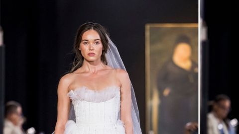 El desfile de Claro Couture durante el miami Fashion Week, en el Gary Nader Art Gallery