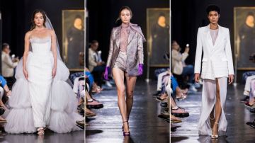 El desfile de Claro Couture durante el miami Fashion Week, en el Gary Nader Art Gallery