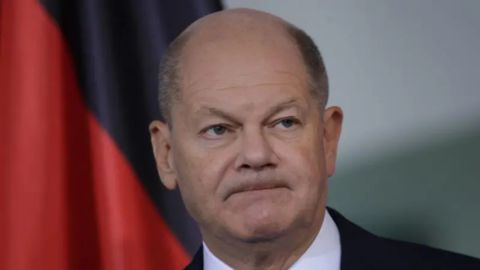 El canciller alemán, Olaf Scholz, condenó la invasión rusa de Ucrania.