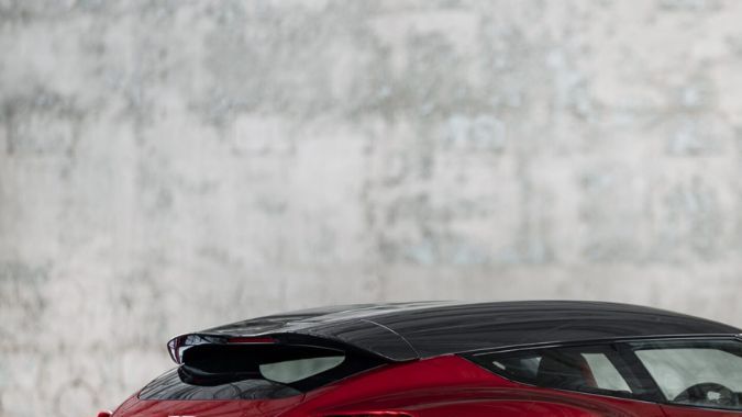 Otro perfil del Zagato Shooting Brake de Aston Martin