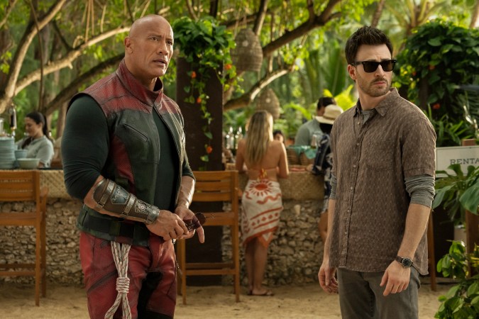 Chris Evans Dwayne Johnson Red One