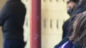 Estudiantes en la secundaria de Moreno Valley.