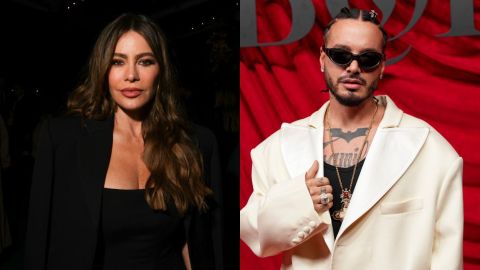 Sofía Vergara y J Balvin