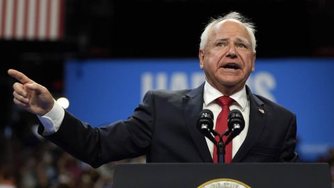 Tim Walz, compañero de fórmula de Kamala Harris